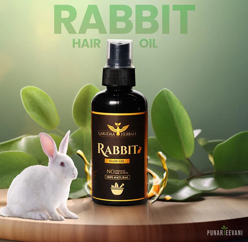 Rabbit Herbal Hair Oil – 100% Stronger, Healthier Growth